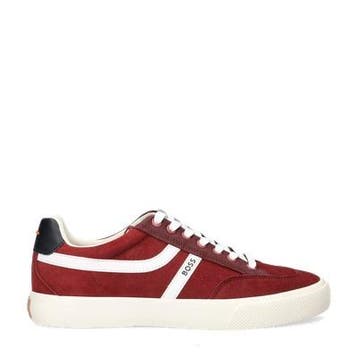 BOSS Aiden Tennis lage sneakers voor heren in het Rood, Kleding | Heren, Schoenen, Verzenden, Nieuw, BOSS, Sneakers of Gympen
