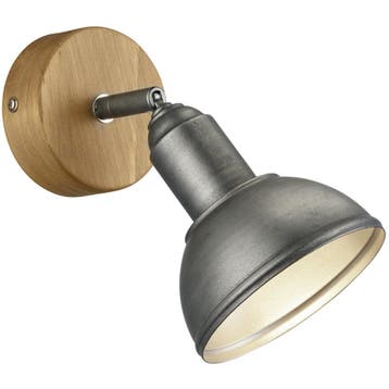 LED Wandspot - Trion Delvira - E14 Fitting - 1-lichts - Rond, Ophalen of Verzenden, Nieuw, Metaal, Overige fittingen