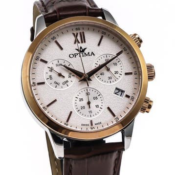 Optima - Swiss Chronograph - OSC450-SRL-1 - Zonder, Nieuw