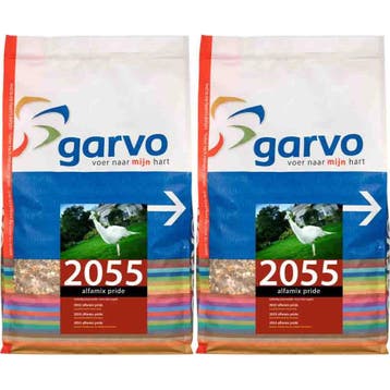 2x Garvo Vogelvoer Alfamix Pride (205540) 4 kg, Dieren en Toebehoren, Vogels | Toebehoren, Verzenden, Nieuw, Overige typen