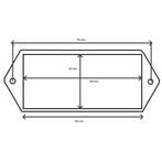 Benson Reflector met schroefbevestiging - rechthoekig - o..., Ophalen of Verzenden, Nieuw