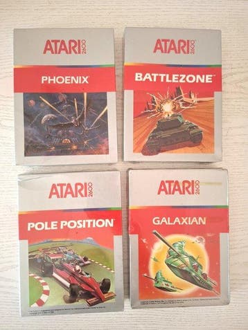 Atari - Lotto di 4 giochi - Videogame - In originele, Nieuw