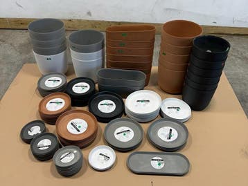 Veiling - Point Virgule partij planten potten-en/bakken, Tuin en Terras, Bloempotten, Nieuw