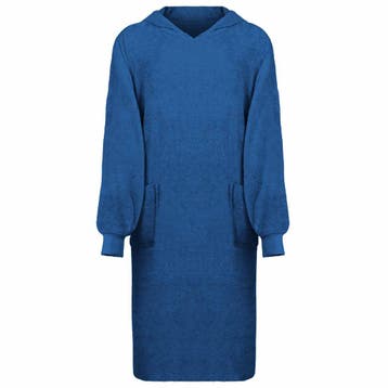 vidaXL Deken hoodie KINN Marineblauw XL Katoen, Verzenden, Nieuw