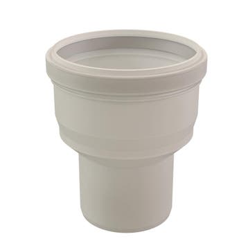Ubbink Verloop PP 80-110mm spie-mof transparant, Ophalen of Verzenden, Nieuw