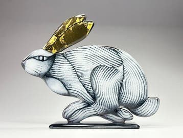 Studio Habrat - Maciej Habrat - sculptuur, Golden Hare -