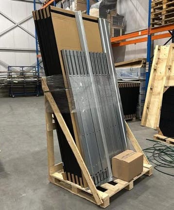 Single solar carport 1 auto 9x440Wp 1 fase Zwart, Ophalen of Verzenden, Nieuw