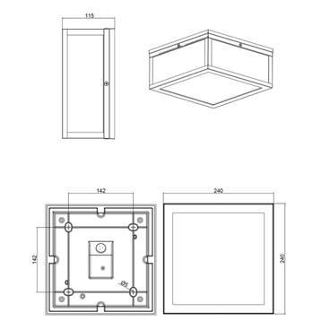 LED Tuinverlichting - Tuinlamp Plafond - Trion Garinola -, Nieuw, Ophalen of Verzenden, IJzer, Led
