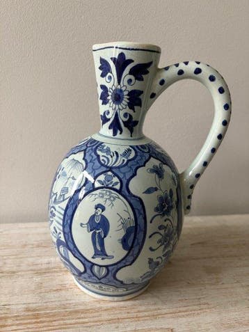 Boch Freres Keramis - Kruik - Keramiek - Chinoiserie -