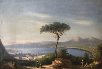 Ercole Gigante (1815-1860), Werkplaats van - Veduta sul