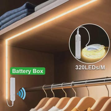 COB LED Strip met PIR Bewegingssensor - Flexibel, Zelfkleven, Verzenden, Nieuw