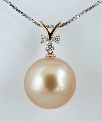 Hanger - 18 kt. Geelgoud - 24K Verzadiging - Golden South