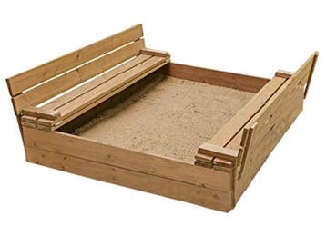 Grote Zandbak 160x160 | Inclusief Deksel | Beste Prijs, Nieuw, Ophalen of Verzenden, Hout, 100 tot 200 cm