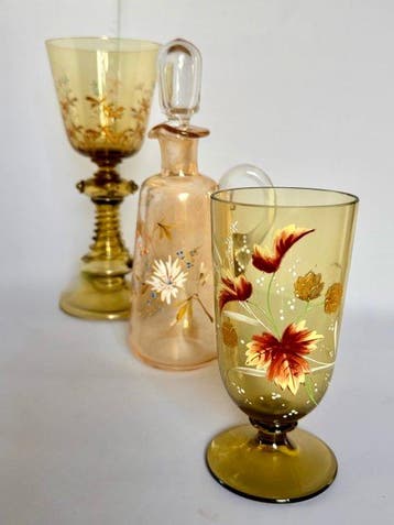 Theresienthaler Krystalglasfabrik - Fritz Heckert - Wijnglas
