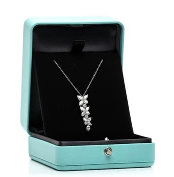 Tiffany & Co. - Halsketting Platina Diamant (Natuurlijk), Nieuw