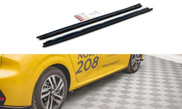 Zijskirts Peugeot 208 Mk2 Maxton Glans Zwart, Ophalen of Verzenden, Nieuw