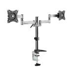 Desk Mount Dual LogiLink 13-27 (Standaards, Monitors), Computers en Software, Monitoren, Ophalen of Verzenden, Nieuw