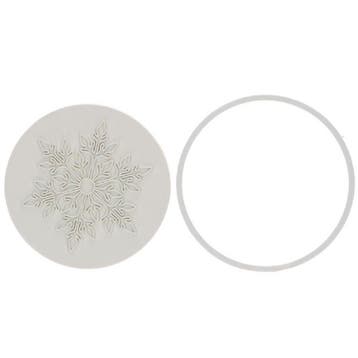 Wilton Uitsteker & Stempel Sneeuwvlok, Hobby en Vrije tijd, Taarten en Cupcakes maken, Verzenden, Nieuw