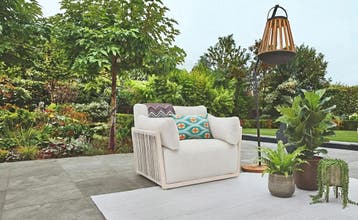 Suns Sorrento loungestoel Camel Sand/Natural mixed weave *, Ophalen of Verzenden, Nieuw