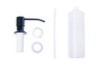 Lendo Online Zeepdispenser Spoelbak RVS Zwart 300ml, Huis en Inrichting, Keuken | Keukenelementen, Verzenden, Nieuw