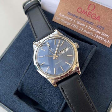 Omega - Genève Collection - Blue Patina Dial - Cal. 1022 23, Nieuw