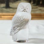 Lalique - René Lalique - sculptuur, Chouette - 9 cm - Glas, Antiek en Kunst, Antiek | Glas en Kristal