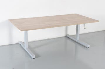 Solidesk bureau, bladkleur naar keuze, 180 x 90 cm, hoogte, Ophalen of Verzenden, Nieuw