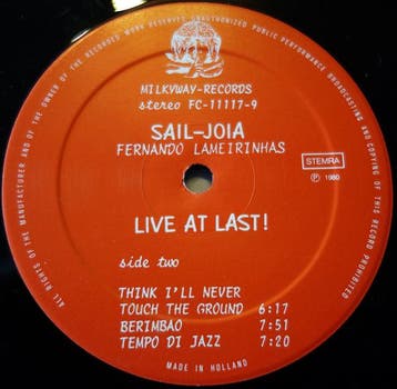 Sail-Joia - Live At Last! (LP 1980) Melkweg Studenten 2A, Ophalen of Verzenden, Gebruikt