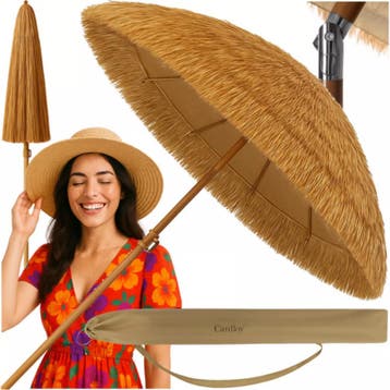 Gardlov Strandparasol Hawaï-Stijl – Tuinparasol – Tropi, Ophalen of Verzenden, Nieuw