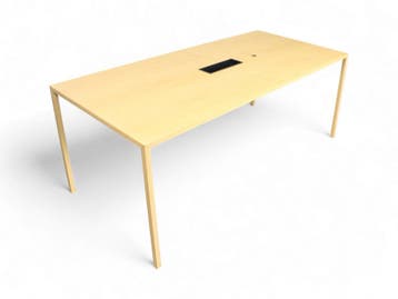 Arco Slim tafel 190x90 cm, fineer naturel, Overige plaatsen, Ophalen of Verzenden, Gebruikt, Tafel
