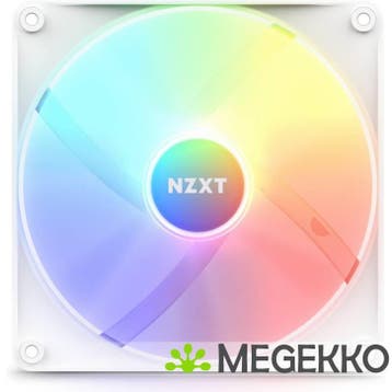 NZXT F140 Core - 140mm RGB Fan - Single - White, Verzenden, Nieuw