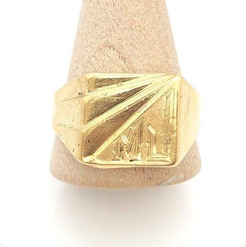 Ring - 18 karaat Geel goud, Nieuw