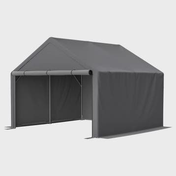 Donkergrijze Fietsenstalling Tent - 305x296x233cm - Outdoor, Verzenden, Nieuw