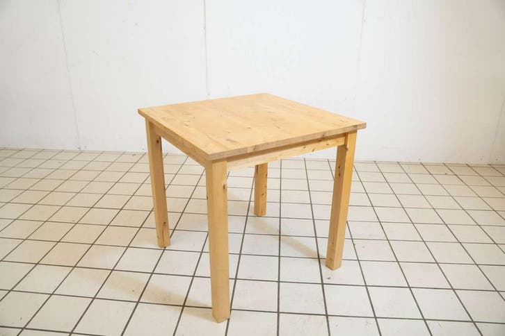 Houten Tafel Vierkant, Huis en Inrichting, Tafels | Eettafels, Ophalen of Verzenden