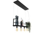 Hanglamp Buckley met Rek - 100 cm - 4 Lichtpunten - E27 - In, Verzenden, Nieuw