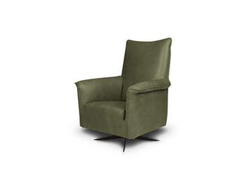 Fauteuil Viola - fauteuils - Groen, Nieuw, Leer