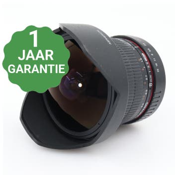 10% korting | Samyang 8mm F/3.5 Fisheye Canon CSII, Verzenden, Gebruikt