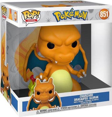 Funko Pop! Games: Pokemon - Charizard 10 Inch Jumbo #851, Verzenden, Nieuw