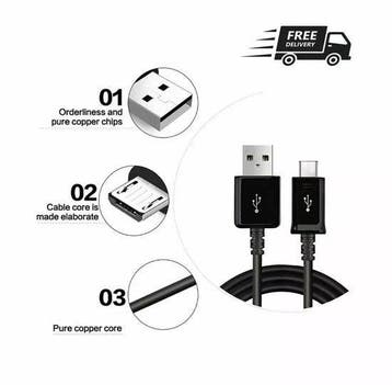 Micro USB Oplaadkabel – USB-A naar Micro USB – Geschikt, Ophalen of Verzenden, Nieuw