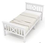 Kinderbed 90x200 massief hout met lattenbodem, Verzenden, Nieuw