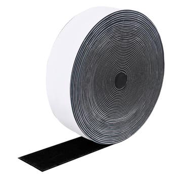 FORTEX klittenband lusdeel zelfklevend 25 meter x 50 mm, Verzenden, Nieuw