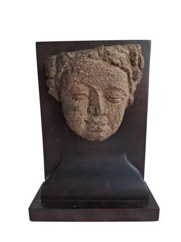 sereen gezicht - sculptuur - Azië (Zonder minimumprijs), Antiek en Kunst, Kunst | Niet-Westerse kunst