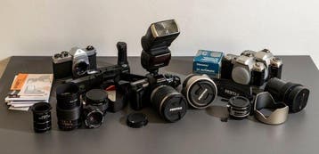 Pentax 35mm SLR collectie: SP500 / MZ + lenzen | Analoge, Nieuw