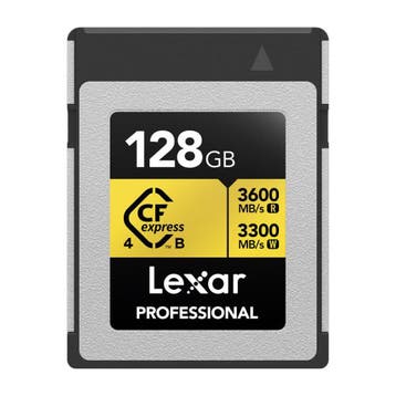 Lexar CFexpress Pro Type B Gold 4.0 Series 128GB -, Audio, Tv en Foto, Fotografie | Geheugenkaarten, Ophalen of Verzenden, Nieuw