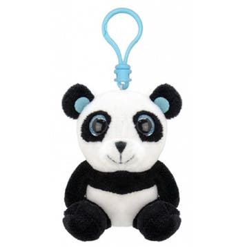 Wild Republic panda sleutelhanger - pluche - 9 cm - knuffel, Verzenden, Nieuw