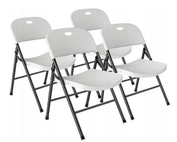 Klapstoelen - Vouwstoelen - Set van 4 - Eettafelstoelen - Wi, Verzenden, Zo goed als nieuw