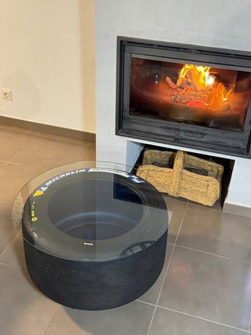 Salontafel - Rubber - Decoratieve tafel Michelin
