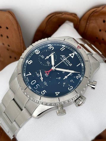 Alpina - Startimer Pilot Chronograph - AL-372BW4S26B - Heren, Nieuw