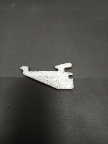 Assenburg legbordhaakje voor kast, staal, 20 x 43 mm, Ophalen, Nieuw in verpakking