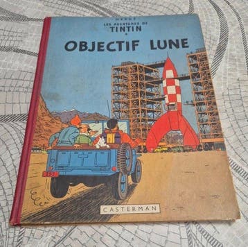 Tintin T16 - Objectif Lune (B8) - C - 1 Album - Eerste druk, Boeken, Nieuw